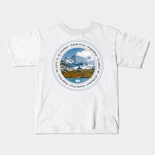 El Chalten Circle Design Kids T-Shirt